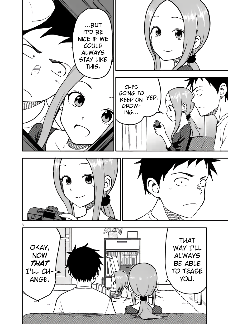 Karakai Jouzu no (Moto) Takagi-san Chapter 92 8